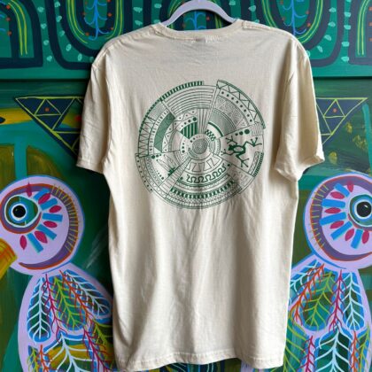 Creme cotton tee